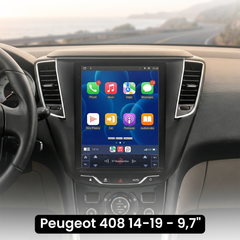 Peugeot 408 14-19 - 9,7" rádio s Apple CarPlay a Android Auto