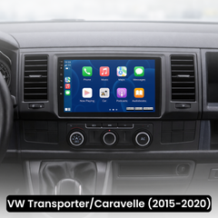 VW Transporter/Caravelle 15-20 - 9" rádio s Apple CarPlay a Android Auto
