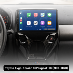 108, C1, Aygo 15-20 - 10,1" rádio s Apple CarPlay a Android Auto