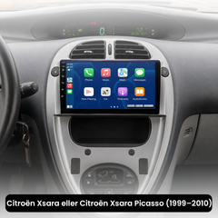 Citroën Xsara 99-10 - 9" rádio s Apple CarPlay a Android Auto