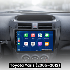 Toyota Yaris 05-12 - 9" rádio s Apple CarPlay a Android Auto