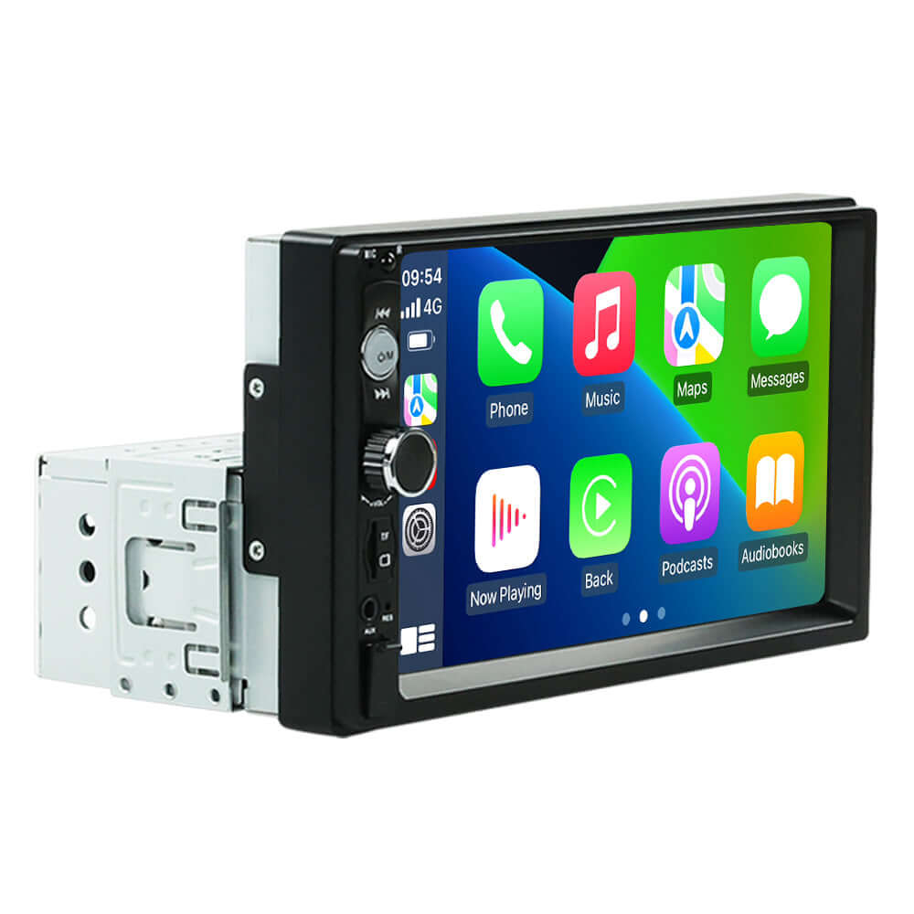 Univerzální – 7" 1-DIN rádio s Apple CarPlay a Android Auto (kabel) – Carmediaeurope.com