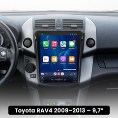 Toyota RAV4 09–13 – 9,7” rádio s Apple CarPlay a Android Auto
