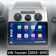 VW Touran 03-10 - 10,1" rádio s Apple CarPlay a Android Auto