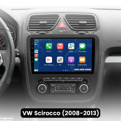 VW Scirocco 08-13 - 9" rádio s Apple CarPlay a Android Auto