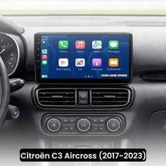 Citroën C3 Aircross 17-23 - 9" rádio s Apple CarPlay a Android Auto