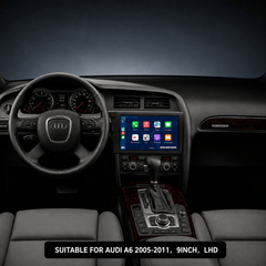 Audi A6 2005-2011 – Bilmedie Connect 9" radio med Apple CarPlay og Android Auto