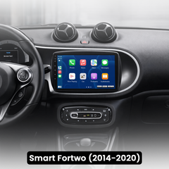 Smart Fortwo 14-20 - 9" rádio s Apple CarPlay a Android Auto
