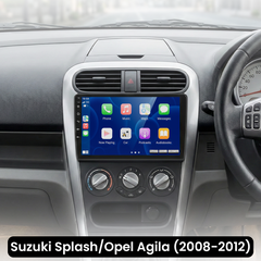 Suzuki Splash/Opel Agila – 9" rádio s Apple CarPlay a Android Auto