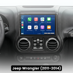 Jeep Wrangler 11-14 – 10,1" rádio s bezdrátovým Apple CarPlay a Android Auto