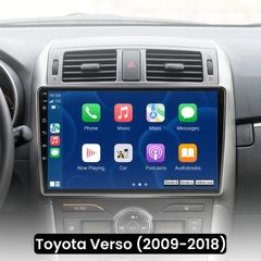 Toyota Corolla Verso 09-18 - 9" rádio s Apple CarPlay a Android Auto