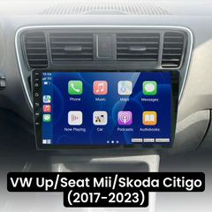 VW Up/Seat Mii/Škoda Citigo 17-23 - 9" rádio s Apple CarPlay a Android Auto