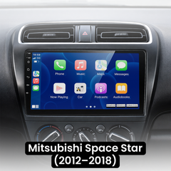 Mitsubishi Space Star 12-18 - 9" rádio s Apple CarPlay a Android Auto
