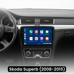 Škoda Superb 08-15 - 10,1" rádio s Apple CarPlay a Android Auto