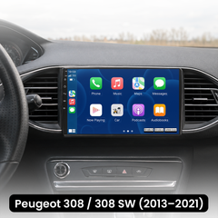 Peugeot 308 13-21 - 9" rádio s Apple CarPlay a Android Auto