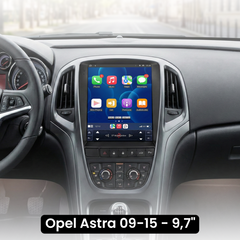 Opel Astra 09-15 - 9,7" rádio s Apple CarPlay a Android Auto