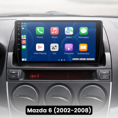 Mazda 6 02-08 - 10,1" rádio s Apple CarPlay a Android Auto