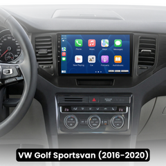 VW Golf Sportsvan 16-20 - 10,1" rádio s Apple CarPlay a Android Auto