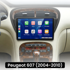 Peugeot 607 04-10 - 9" rádio s Apple CarPlay a Android Auto