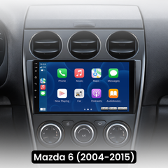 Mazda 6 04-15 - 9" rádio s Apple CarPlay a Android Auto