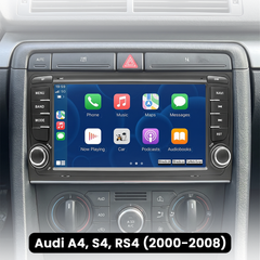 Audi A4 00-08 - 7" rádio s Apple CarPlay a Android Auto (design 1)
