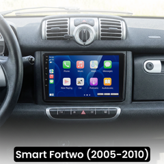 Smart Fortwo 05-10 - 9" rádio s Apple CarPlay a Android Auto
