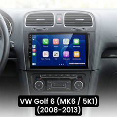 VW Golf 08-13 - 9" rádio s Apple CarPlay a Android Auto