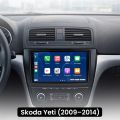 Škoda Yeti 09-14 - 10,1" rádio s Apple CarPlay a Android Auto