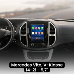 Mercedes Vito 14-21 - 9,7" rádio s Apple CarPlay a Android Auto