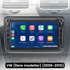 VW (několik modelů) 06-15 - 8" rádio s Apple CarPlay a Android Auto