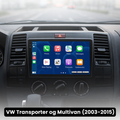 VW Transporter 03-15 - 9" rádio s Apple CarPlay a Android Auto