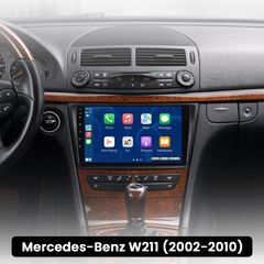 Mercedes-Benz W211 - 9" rádio s Apple CarPlay a Android Auto