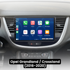 Opel Grandland/Crossland 16-20 - 9 "rádio s Apple CarPlay a Android Auto