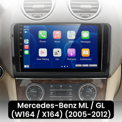Mercedes-Benz ML 05-12 - 9" rádio s Apple CarPlay a Android Auto