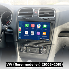 VW (několik modelů) 06-15 - 9" rádio s Apple CarPlay a Android Auto