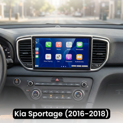 Kia Sportage 16-18 - 9" rádio s Apple CarPlay a Android Auto