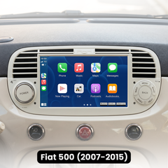 Fiat 500 07-15 - 7" rádio s Apple CarPlay a Android Auto