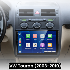 VW Touran 03-10 - 10,1" rádio s Apple CarPlay a Android Auto