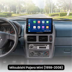 Mitsubishi Pajero Mini 1998-2008 - 9" autorádio s Apple CarPlay a Android Auto 