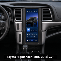 Toyota Highlander 2015-2018 – 9,7" autorádio s Apple CarPlay a Android Auto 
