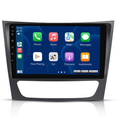 Mercedes-Benz W211 - 9" rádio s Apple CarPlay a Android Auto