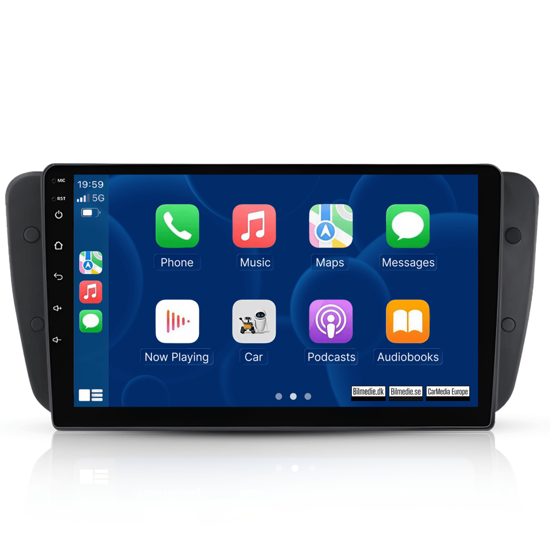Seat Ibiza 09-13 - 9" rádio s Apple CarPlay a Android Auto