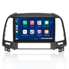 Hyundai Santa Fe 2006-2012 – 9" rádio s Apple CarPlay a Android Auto