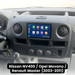 Nissan NV400/Opel Movano/Renault Master 03-11 - 10.1 "Rádio s Apple CarPlay a Android Auto