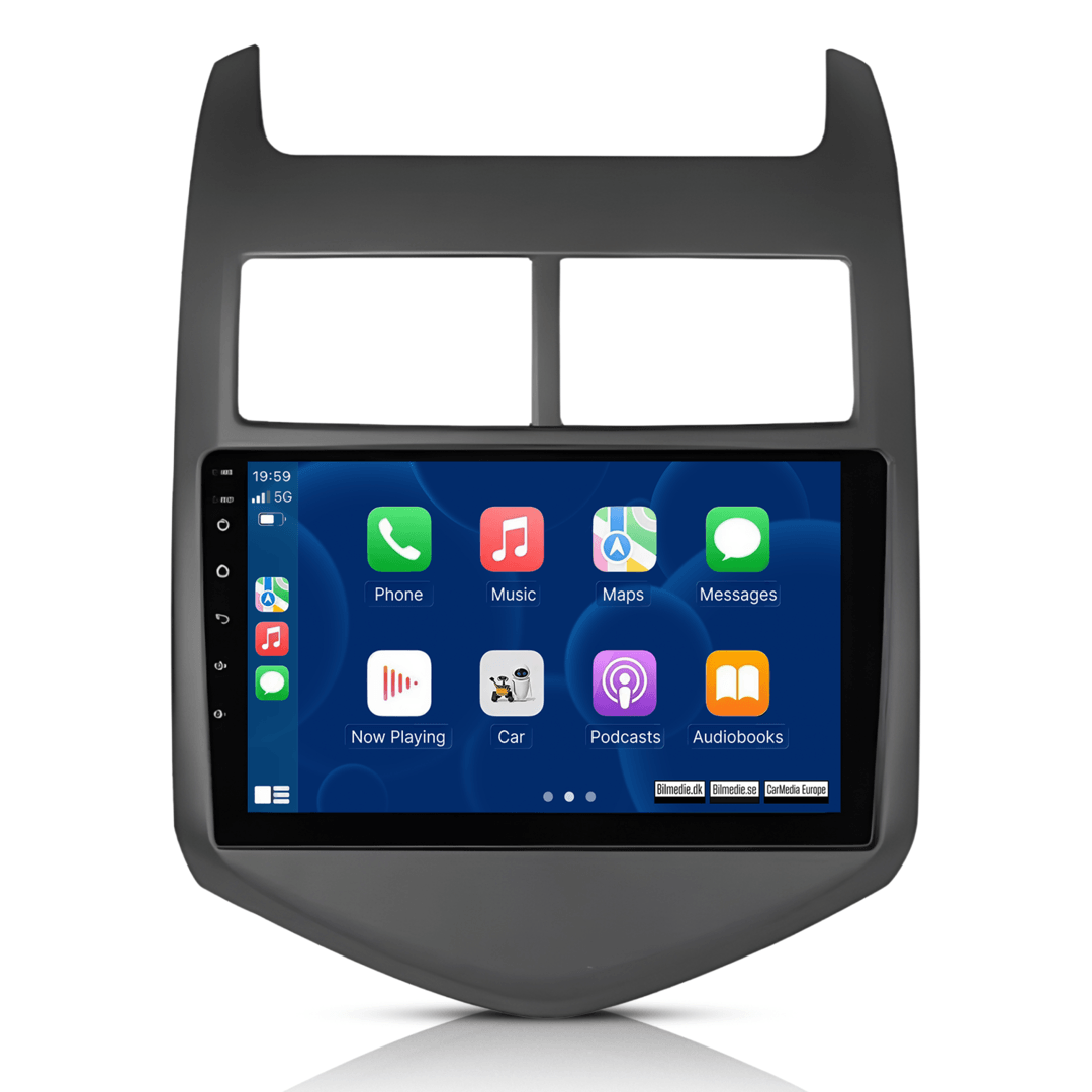 Chevrolet Aveo 11-15 - 9" rádio s Apple CarPlay a Android Auto