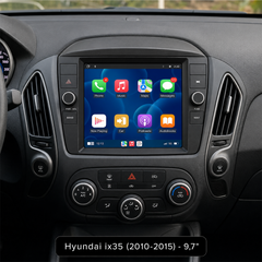 Hyundai ix35 2010-2015 - 9,7" rádio s Apple CarPlay a Android Auto 