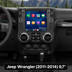 Jeep Wrangler 2011-2014 – 9,7" autorádio s Apple CarPlay a Android Auto 