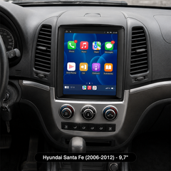 Hyundai Santa Fe 2006-2012 - 9,7" autorádio s Apple CarPlay a Android Auto 
