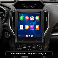 Subaru Forester / XV 2019-2024 - 9,7" rádio s Apple CarPlay a Android Auto 