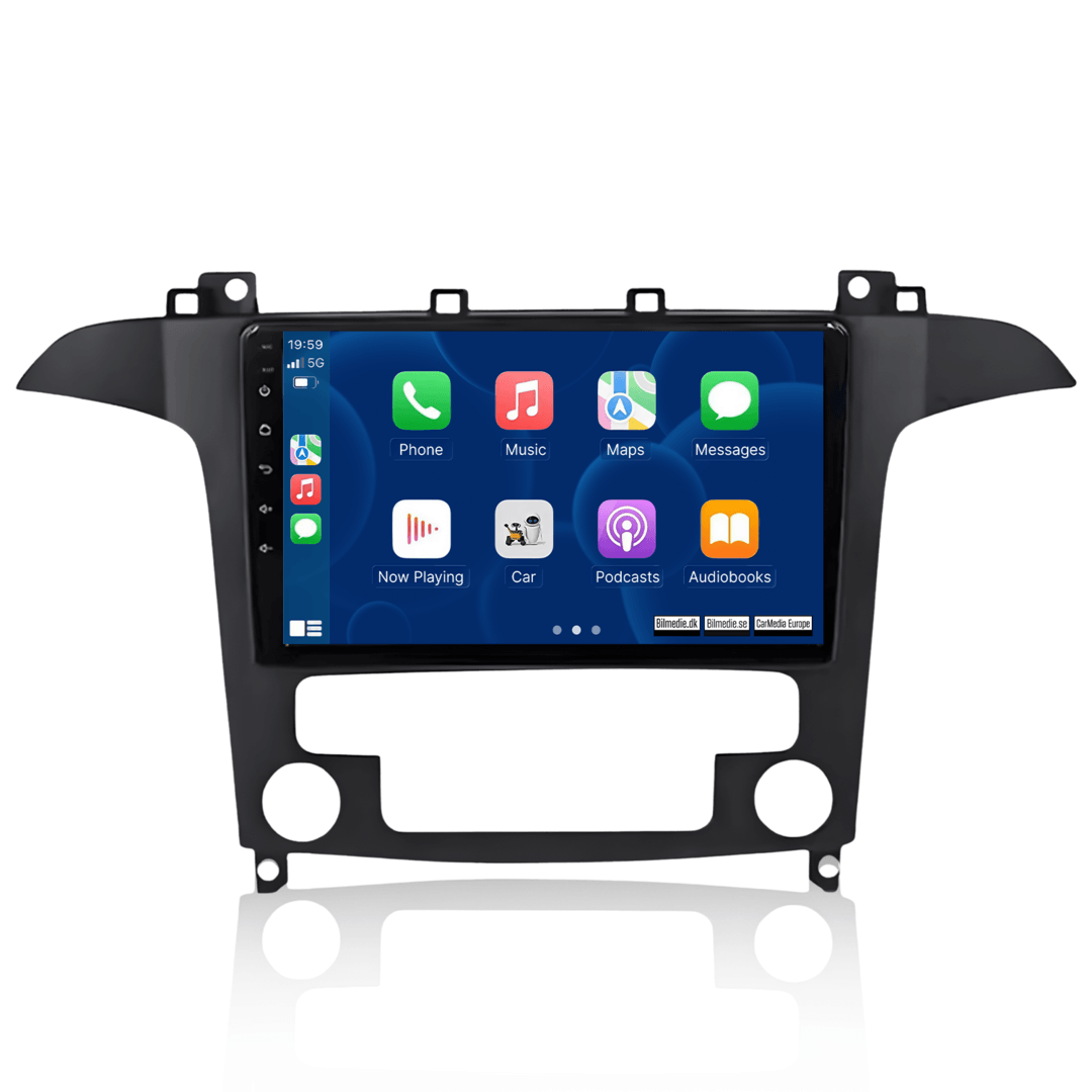 Ford S-Max 07-15 - 9" rádio s Apple CarPlay a Android Auto